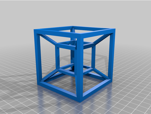 tesseract lezione by gfjohn77 ngss ccss designproject geometria tinkercad 3d print model - Mito3D