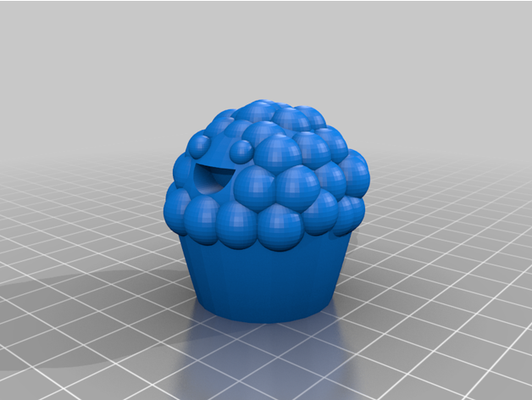 sorridente focaccina by quel muffin 3d print model - Mito3D