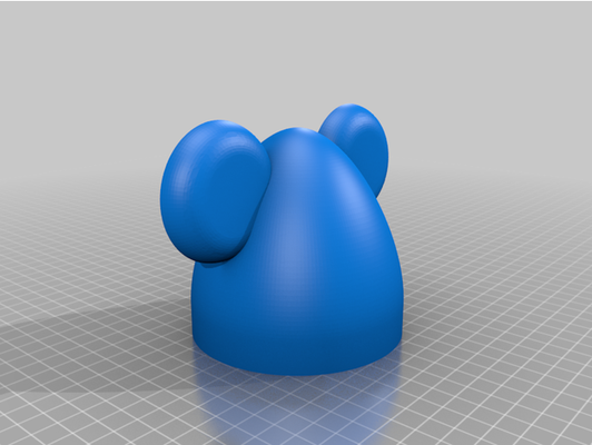 mickey maus ohr by abonnieren 3d print model - Mito3D