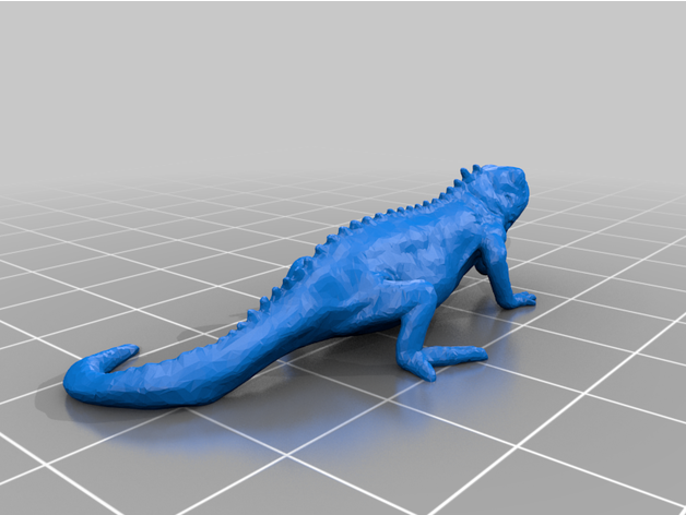 iguana by 28cschmitz 3D print model - Mito3D