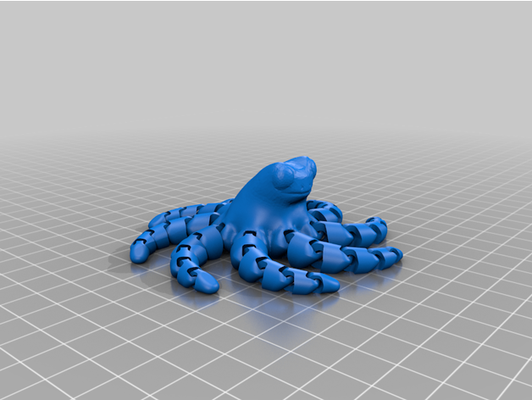 fred grenouille he articule by pqzzny 3d print model - Mito3D