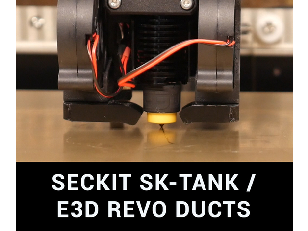 seckit sk tank doble 5015 aficionados e3d revo conducto remezclar by enseñanza tecnología ventilador sktank 3D print model - Mito3D