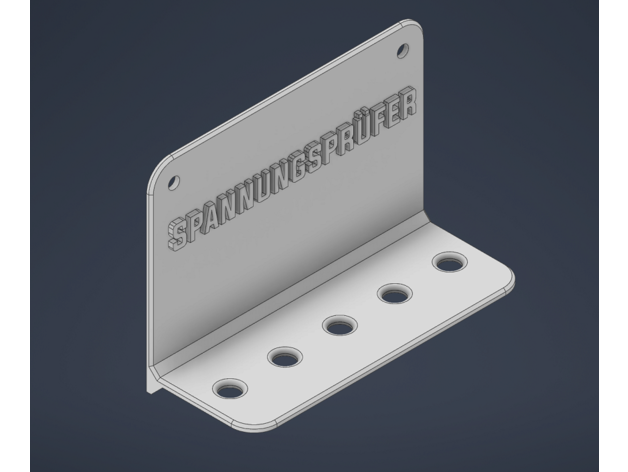 prueba voltaje fer halterung tornillo conductor cheque by fdmbro soporte preferir destornillador schraubendreherhalter tensión probador herramienta 3D print model - Mito3D