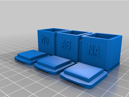 piezas caja medicamentos by comerpixel médico medicamento soporte pequeña partes almacenamiento 3d print model - Mito3D