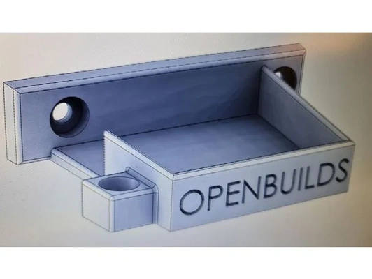 apoyo openbuilds investigacion by jbaero69 cnc negro caja 3d print model - Mito3D