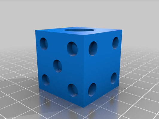 d6 by 3d print model - Mito3D