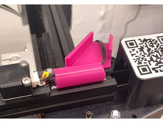 rodillo proteccion cable soporte ender 5 by scottlipiec crealidad ender5plus x axis 3D print model - Mito3D