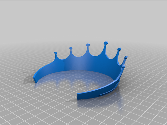 tiara by ftftft kids toy 3d print model - Mito3D