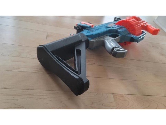 nerf ar style stock by jgutz20 monter 3d print model - Mito3D