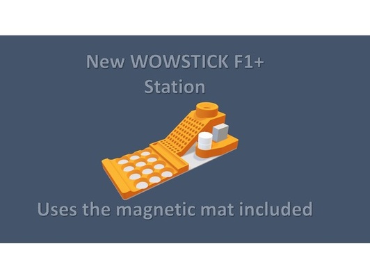 wowstick f1+ gare supporter inclus magnétique tapis by paperskeletons3d 1f 3d print model - Mito3D