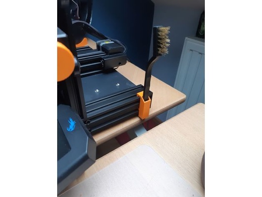 spazzola titolare supporto ender 3 v2 by bram ritardo 3d print model - Mito3D