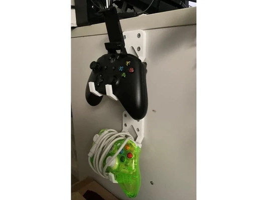 xbox playstation ps5 ps4 regler halter unterstützung mauer montieren kompatibel verdrahtet kabellos eingerichtet telefon zubehörteil by matthewlimml stand lager gaming 3d print model - Mito3D