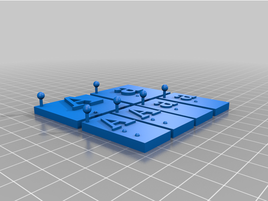 punnett quadrat blindenschrift by abonnieren ngs ccss 3d print model - Mito3D