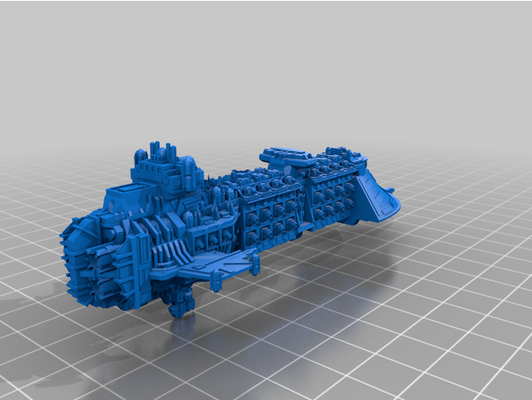 inflessibile classe by snowhawk flotta gotico bfg warhammer 40k 3d print model - Mito3D