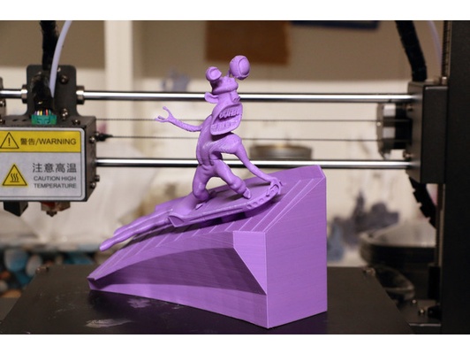 radikale galaktisch kumpel by szenentruckart außerirdischer anycubic i3 mega kunst blender3d cgi charakter fdm hoverboard pla retro scifi skulptur sla platz 3d print model - Mito3D