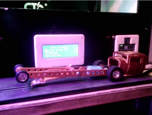 rat barre rail openscad by slotcarbrad voiture ratrod 3d print model - Mito3D