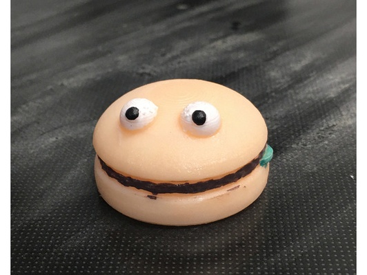 calibration hamburger by grossmiller benchmark benchy test hamburgerface printer 3d print model - Mito3D