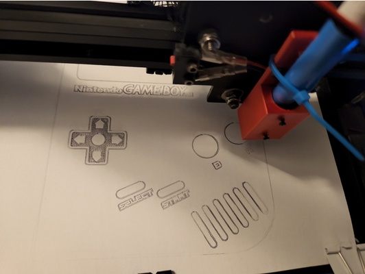 anycubic mega null stift plotter mod by bulkdogan 3d drucker modifikationen halter unterstützung 3d print model - Mito3D