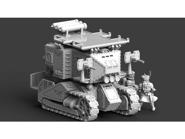 reconocimiento vapor tanque yarilo by karskin gaslands imperial asalto guardia necromunda steampunk tuya youryan w40k martillo guerra warhammer40k 40000 40k fantasía 3D print model - Mito3D