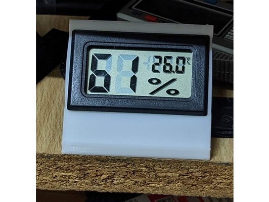 ebox thermo hygrometer halterung by raya7518311 esun halter unterstützung thermo thermometer 3d print model - Mito3D