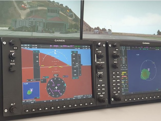 vuelo simulador g1000 nxi by enojado arduino monitor vuelos sim garmin entrada dispositivo navegación simulación xplane xplane11 3d print model - Mito3D