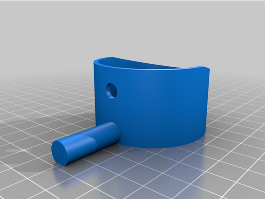 faucet lever 50 mm dia by maniq2000 3d print model - Mito3D