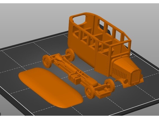 vintage ônibus by johnuk fracasso carro diesel motor irlanda on30 modelo trens escala estrada transporte veículos 3d print model - Mito3D