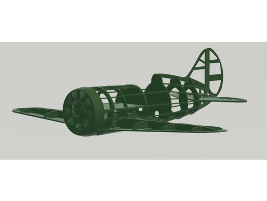 polikarpov 16 v1 tester libération by the3vilroyce air avion balsa brushless mouche volant lipo modèle rc ww2 russe 3d print model - Mito3D