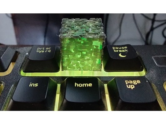 borg keycap razer chromé clavier by micahfk cube étoile randonnée 3d print model - Mito3D