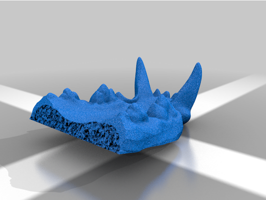 lupo mascella by zabacostumi fursuit denti 3d print model - Mito3D