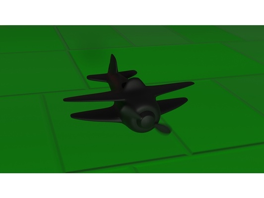 plane rotating propeller by zagubionek 3d print model - Mito3D