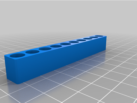 makita bit holder d-31778 by lubomitomandl openscad solvespace tool storage 3d print model - Mito3D