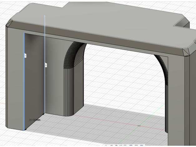 montagem solução faixa halterung largo remixar 61x20 braços m9 by yoshinijas 3D print model - Mito3D