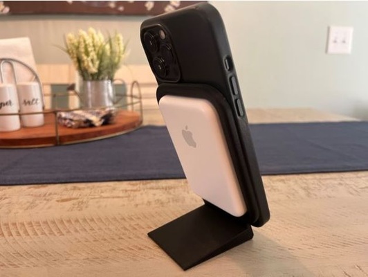 apfel magsafe batterie iphone stand by bballard2 telefon 3d print model - Mito3D