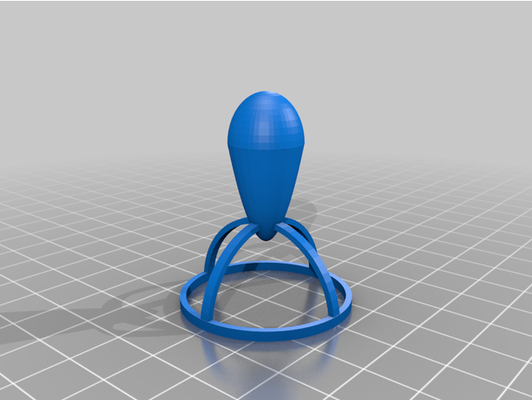 easter confetti egg glue tissue applicator by raimundingo 3d print model - Mito3D