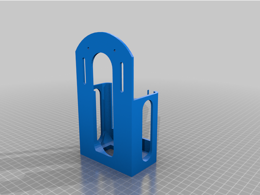 labelmaker rack- brother p-touch by jebarger label maker holder 3d print model - Mito3D