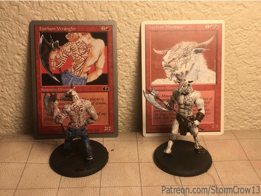 kasırga minotaur kavgacı by stormcrow13 dnd minyatür mini mtg 3d print model - Mito3D