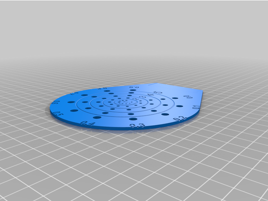 trous diamètre correction modèle 3d impression by papayedesign cercle gigue outils 3d print model - Mito3D