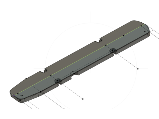 zéro dégagement insérer dewalt dcs361 glissement mitre by tonnerre 3d print model - Mito3D