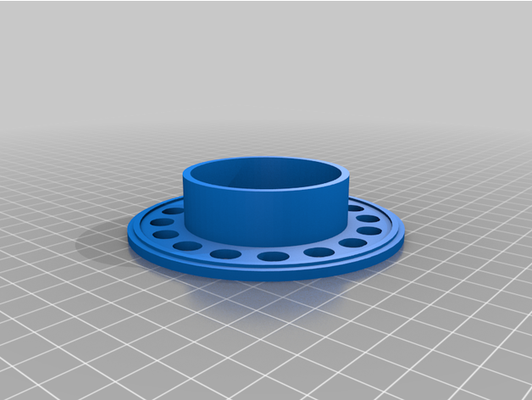 shower siphon drain 90 millimeters by antirez 3d print model - Mito3D