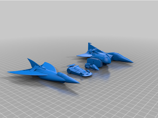 g force gatchaman veículos by alix965 3d print model - Mito3D