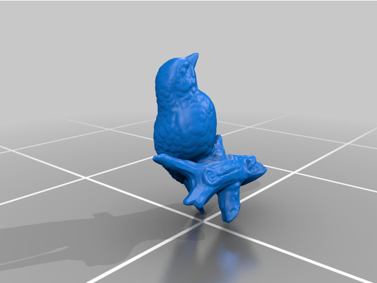 bird by michselber 3d print model - Mito3D