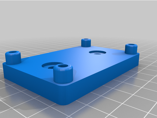 lerdge heated bed high power module by angriffsmacht mosfet holder 3d print model - Mito3D