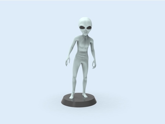 corto gris extraterrestre zeta by pintura sueños 3d print model - Mito3D