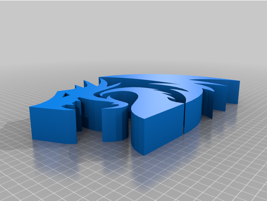 redragon logo by latitarg 3d 3d print model - Mito3D