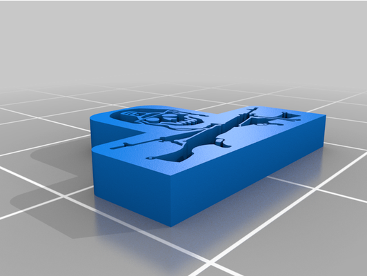 usmc raid goon m240s logo by sucio 0311 3d print model - Mito3D