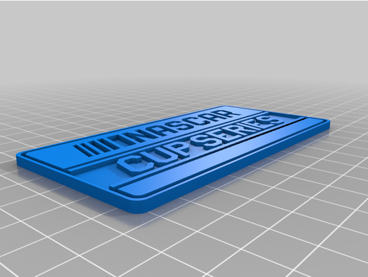 nascar tasse badge by 39 avigamer 3d print model - Mito3D