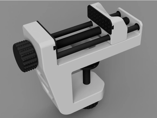 clamp on tornillo completamente 3d imprimible by investigaciónmuskoka 3dprintable impresora banco abrazadera abrazaderas herramienta herramientas tpu carpintería taller 3d print model - Mito3D