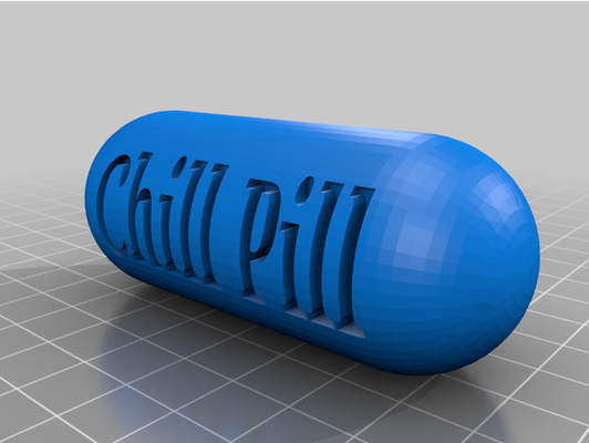 chill pill by blew8085 ngss ccss 3d print model - Mito3D