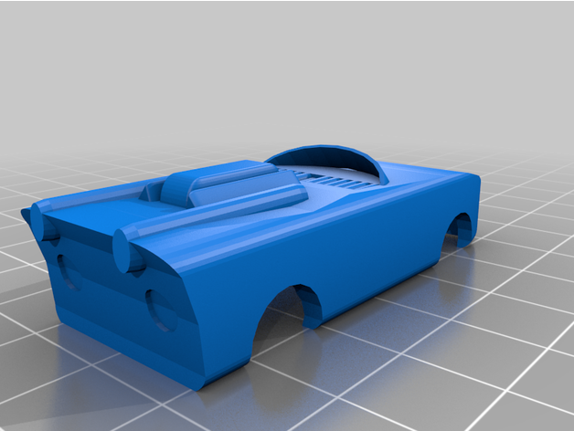 abrir motorista simples raça carro by dsherack aurora fenda 3D print model - Mito3D